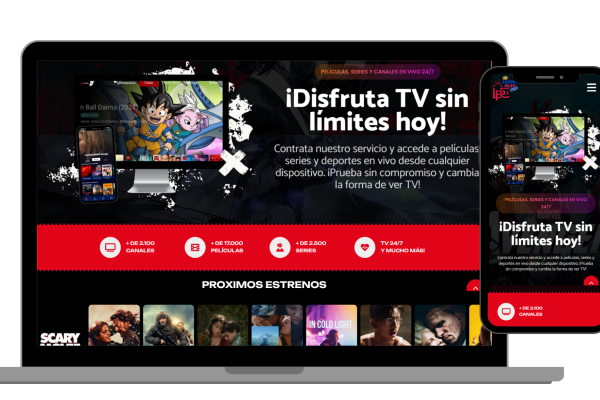 mockup web